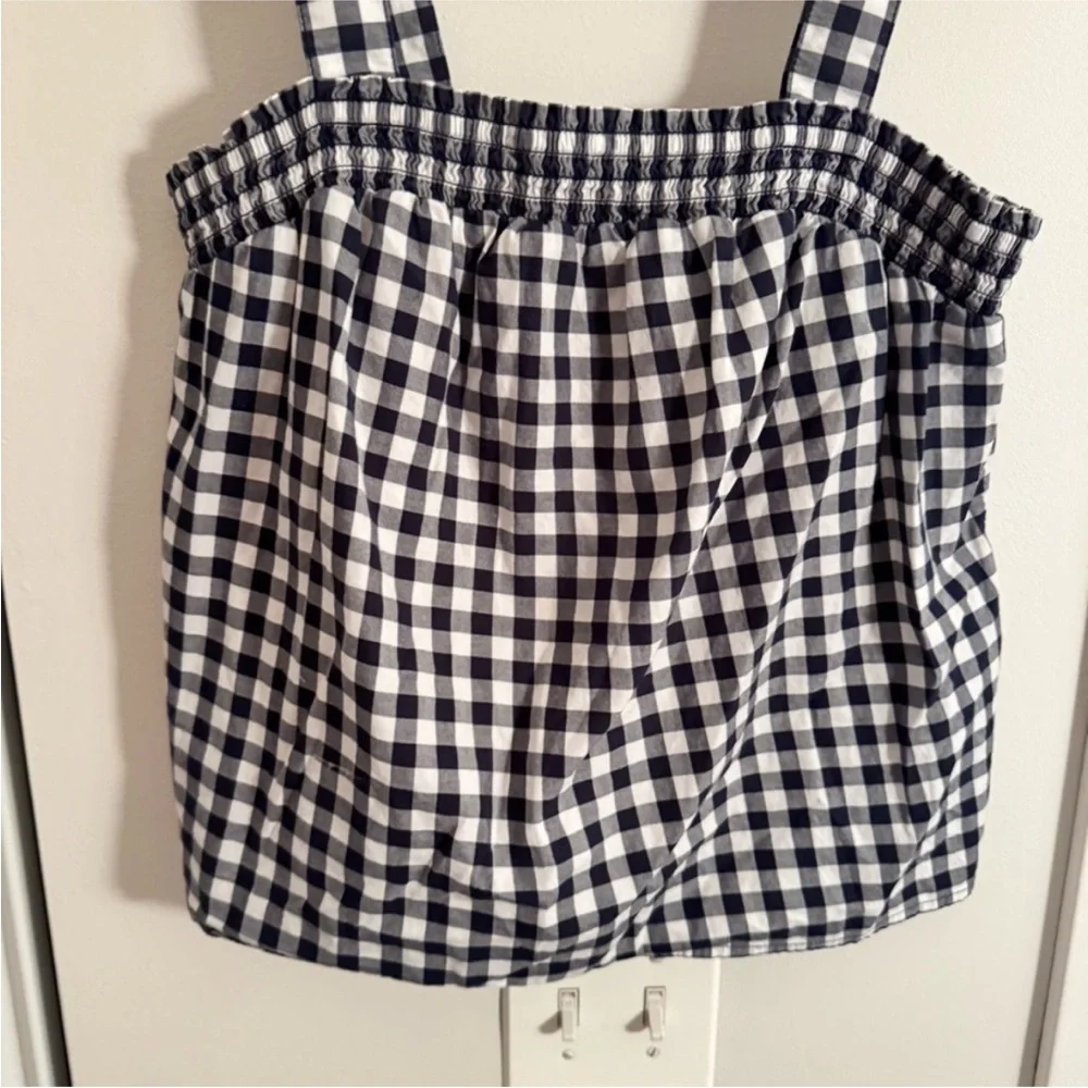 J.CREW Black and White Gingham
Cotton Cami Tank - Picture 5 of 6